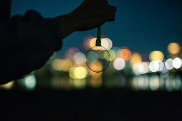 夜のしょぼん玉