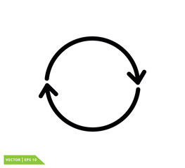 Arrow icon vector logo template