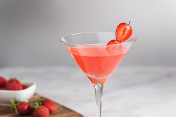 Strawberry Chamomile Maritini