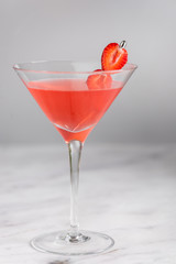 Strawberry Chamomile Maritini