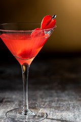 Strawberry Chamomile Maritini