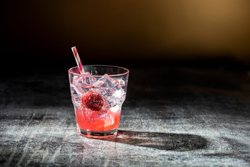 Shirley Strawberry Ginger cocktail.