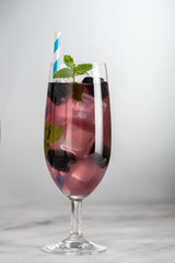 Berry Burlesque mocktail