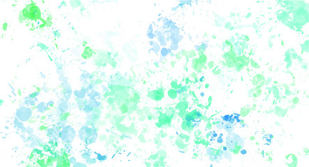 Green watercolor background for your design, watercolor background concept, vector.