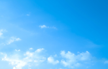 blue sky with beautiful natural white clouds