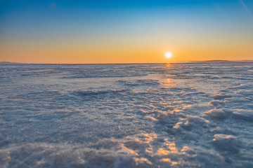 sunset over the sea © Vlad