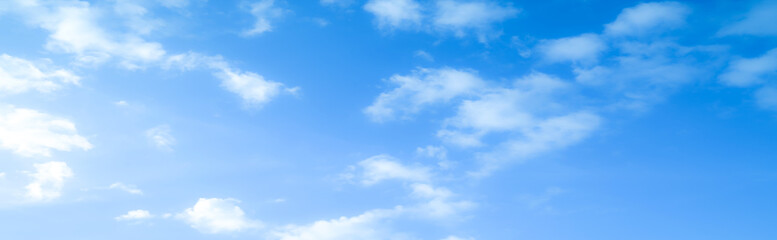 blue sky with beautiful natural white clouds