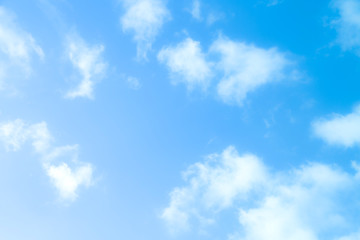 blue sky with beautiful natural white clouds