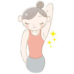 女性　脇　除毛　脱毛　キレイ　美しい