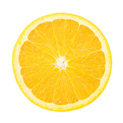 Fototapeta na wymiar Fresh Australia orange isolated on white background.