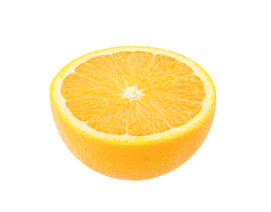 Fresh Australia orange isolated on white background.