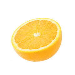 Fresh Australia orange isolated on white background.