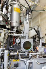 Gas heating system boiler room equipments