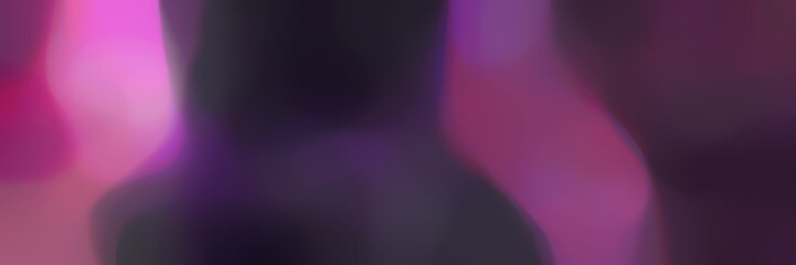 blurred bokeh horizontal header background texture with very dark violet, mulberry  and dark moderate pink colors and space for text