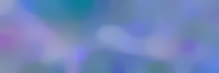 smooth horizontal header background texture with light slate gray, medium purple and teal blue colors and free text space