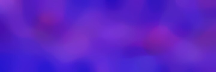 blurred bokeh horizontal card background graphic with blue violet, slate blue and medium blue colors space for text or image