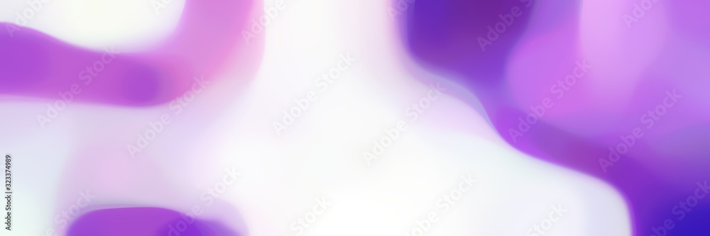 Fototapete smooth horizontal banner background graphic with moderate violet, lavender and orchid colors and spa