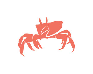 Crab logo vector design template, Silhouette Crab logo, Illustration