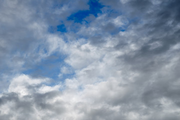 Background of dark clouds before a thunder-storm