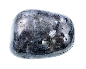larvikite (norwegian labradorite) gemstone cutout
