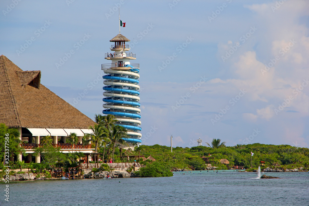 Wall mural tower