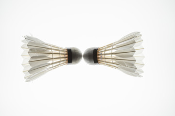 バトミントンシャトルのアップ写真