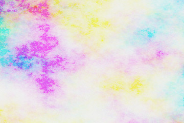 watercolor mix colorful abstract texture background. art painting smooth pastel colors wet effect drawn on paper canvas. 