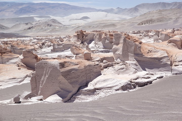 The pumice stone field at the Puna de Atacama, Argentina