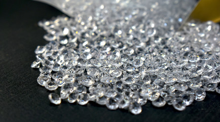 A genuine diamond is a diamond that has been cut and clean. Rare and expensive to make.