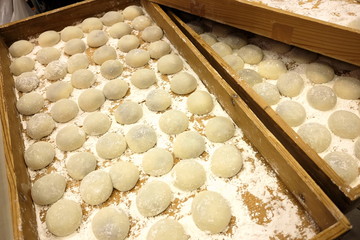 大福作り（Daifuku making）