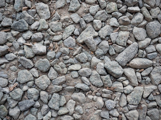 Scree color gray,On the floor area has fine stones and various shapes.