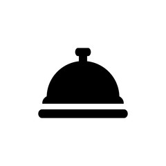 hotel bell lobby icon vector