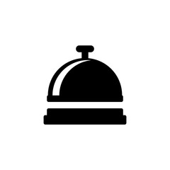 hotel bell lobby icon vector