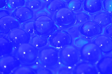 A Close up Shot of Blue Orbs