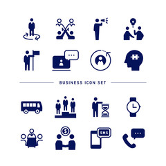 BUSINESS ICON SET