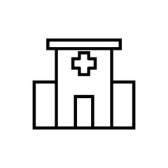 hospital icon vector