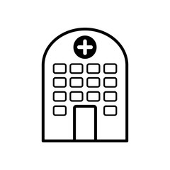 hospital icon vector