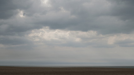 clouds over the sea