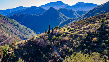 Breil sur Roya-Mercantour-Sentier de Pi&egrave;ne