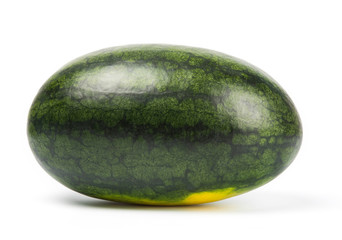 Fresh watermelon isolated on white background.