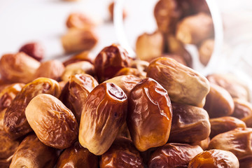 Date with closeup shooting macro