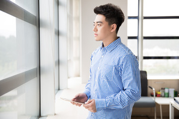 young successful man