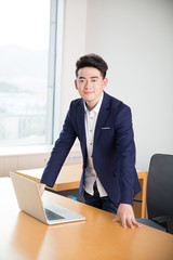 young successful man