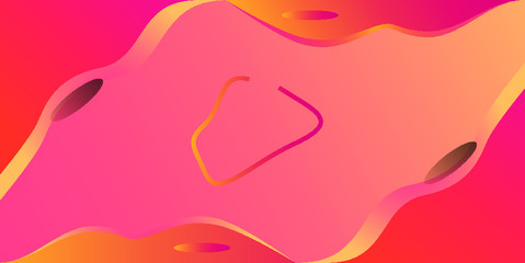 Abstract gradient geometric shapes backround
