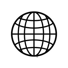 globe icon vector