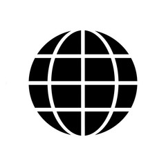 globe icon vector