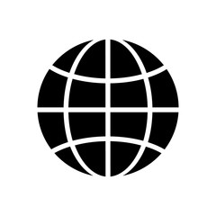 globe icon vector