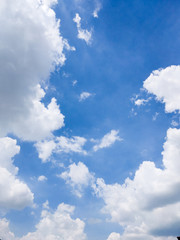 blue sky with clouds