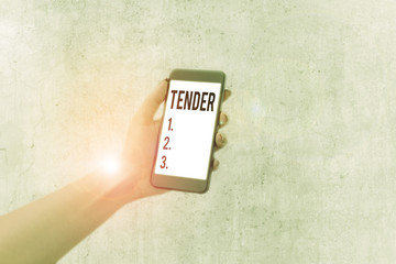 Handwriting text Tender. Conceptual photo showing gentleness kindness and affection sensitive to...