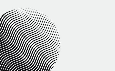 Abstract Wave. White Stripes. Curve white flow. Motion Line. Vector illustration . Curved Lines